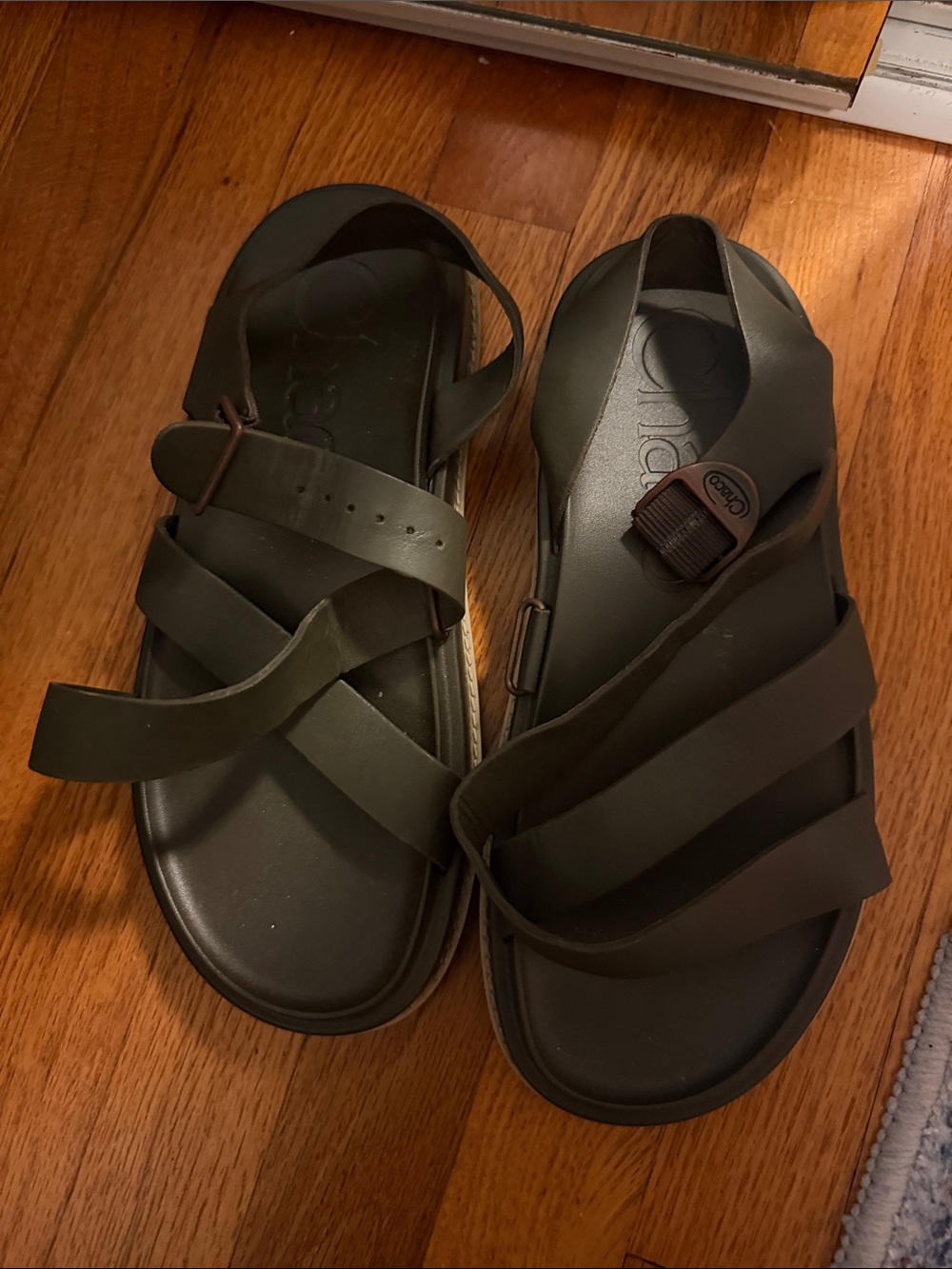 Women’s Dark brown Strapped Sandals - Unbranded